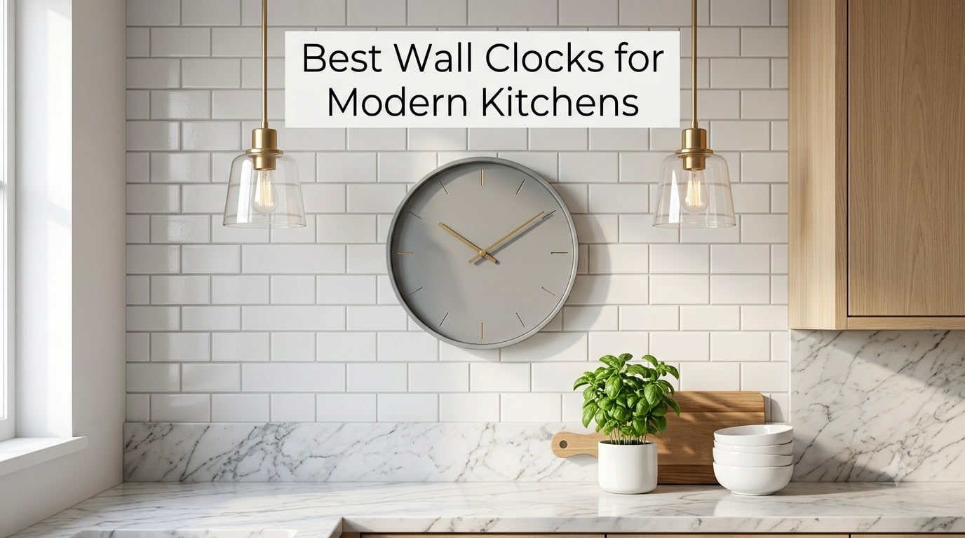 Best Wall Clocks for Modern Kitchens