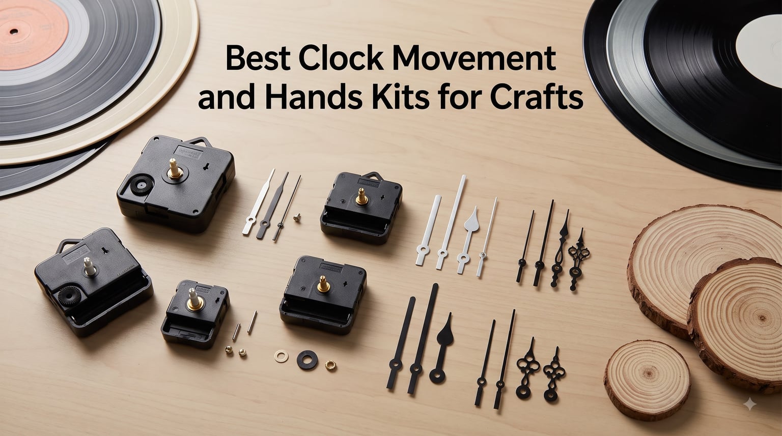 Best Clock Movement and Hands Kits for Crafts