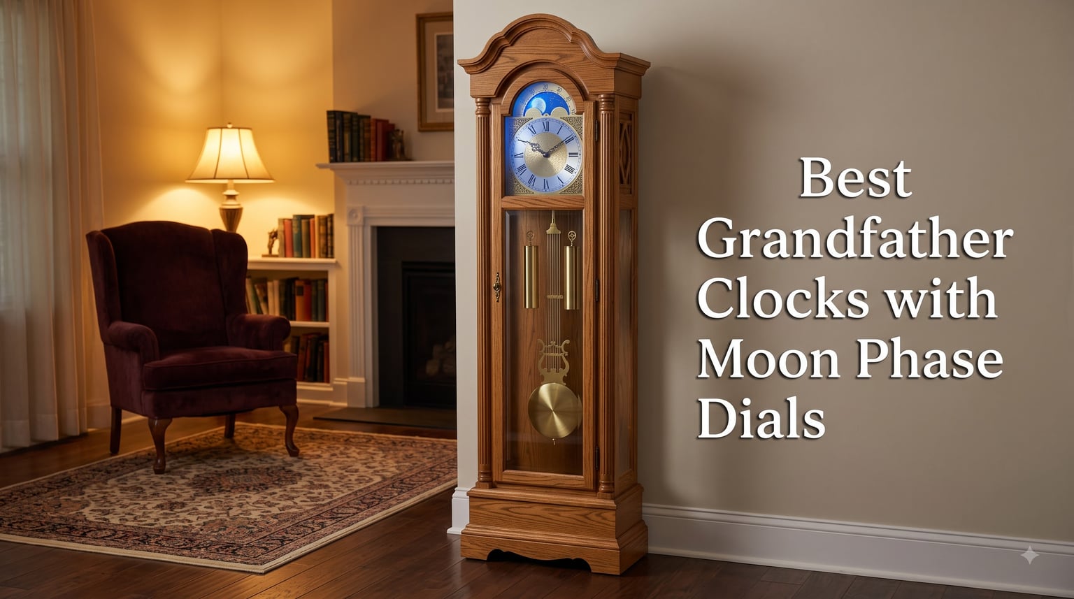 Best Grandfather Clocks with Moon Phase Dials