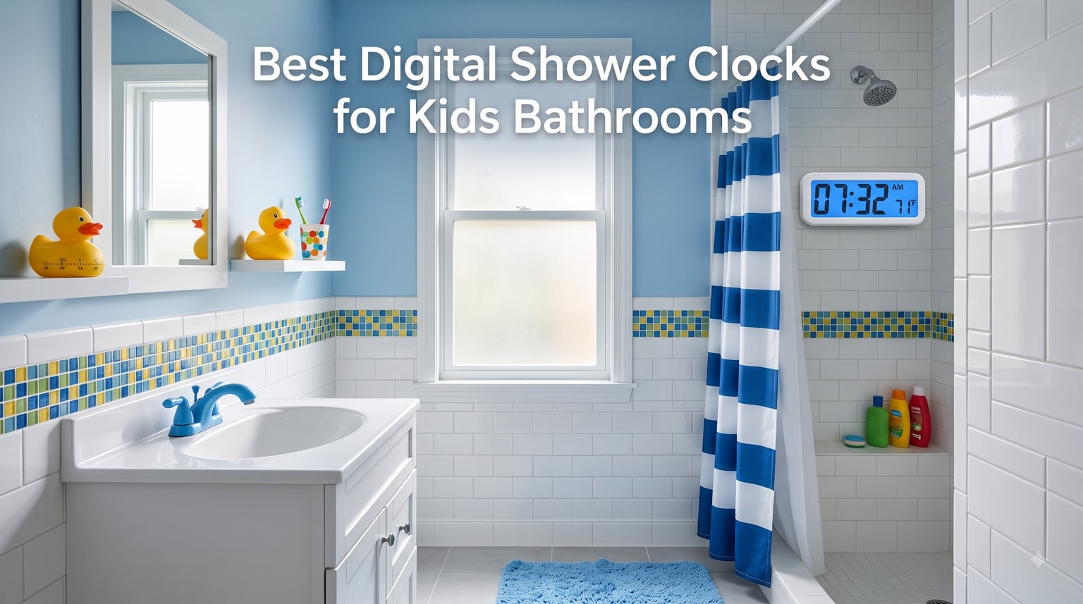 Best Digital Shower Clocks for Kids Bathrooms
