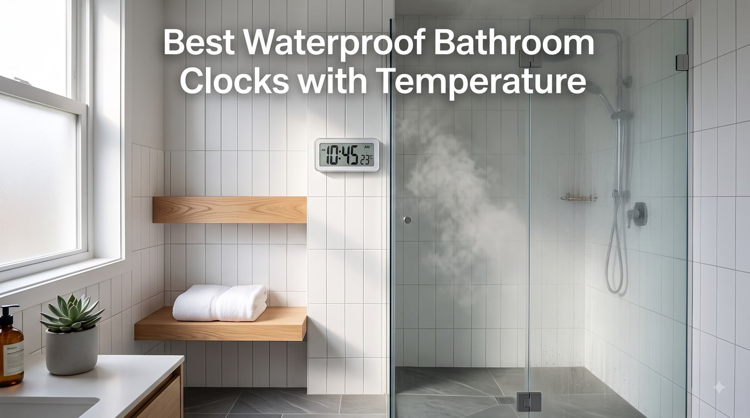 Best Waterproof Bathroom Clocks with Temperature