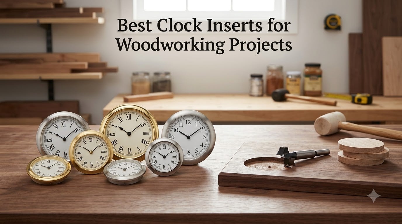 Best Clock Inserts for Woodworking Projects