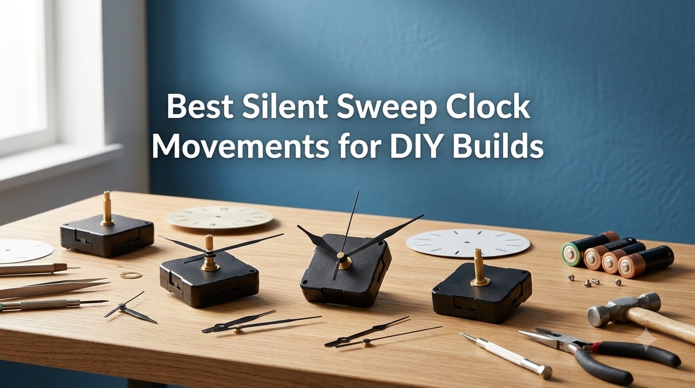 Best Silent Sweep Clock Movements for DIY Builds