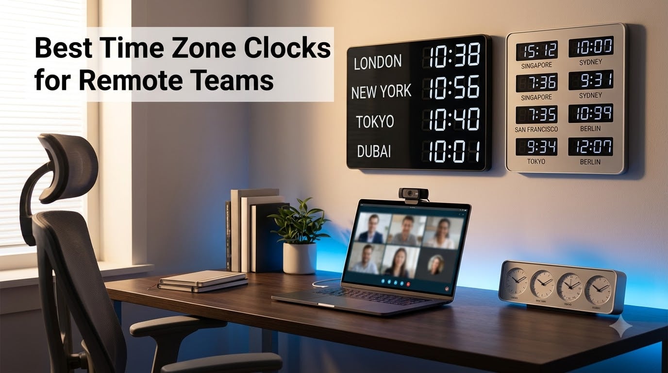 Best Time Zone Clocks for Remote Teams