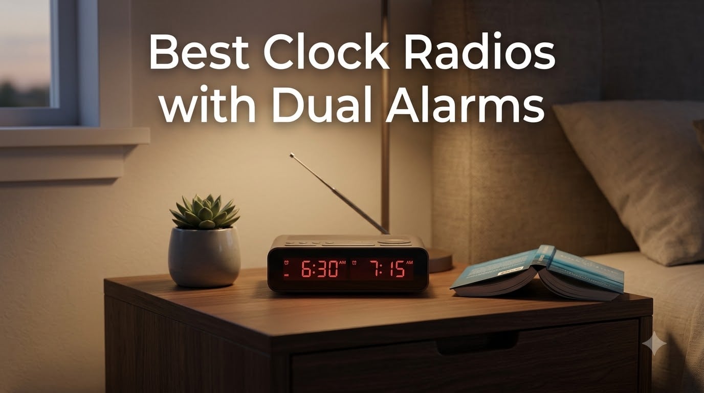 Best Clock Radios with Dual Alarms