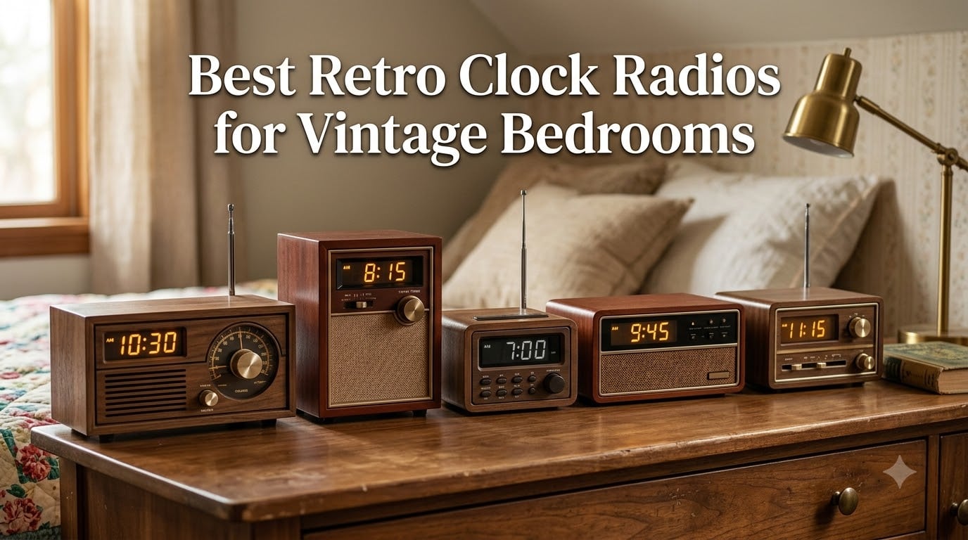 Best Retro Clock Radios for Vintage Bedrooms