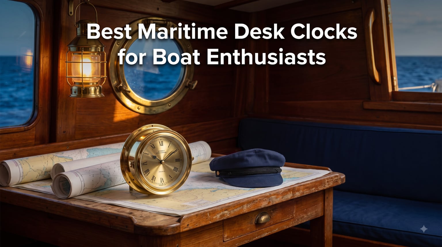Best Maritime Desk Clocks for Boat Enthusiasts