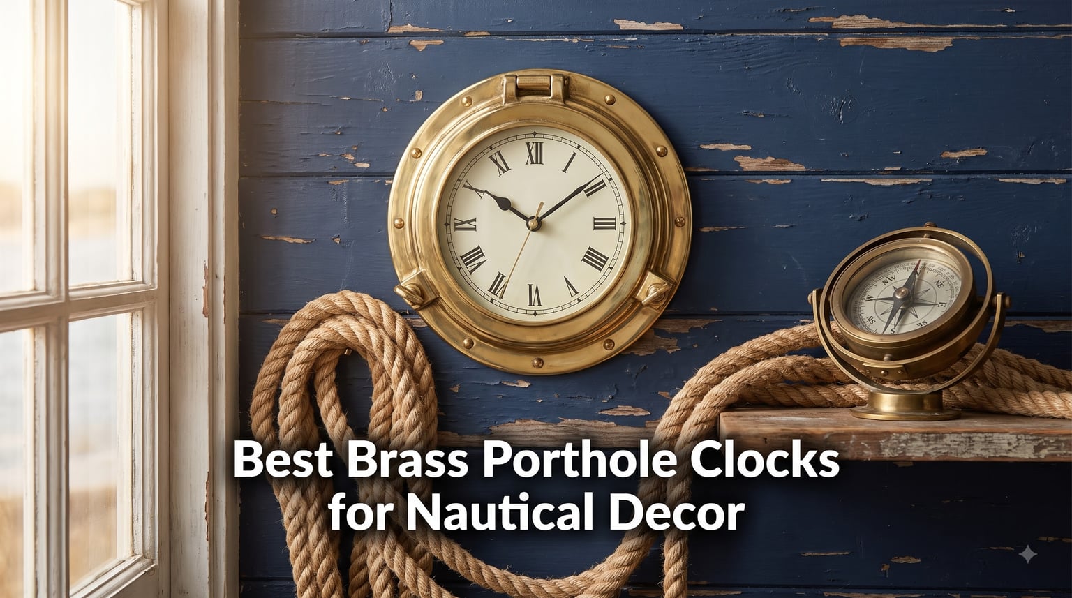 Best Brass Porthole Clocks for Nautical Decor