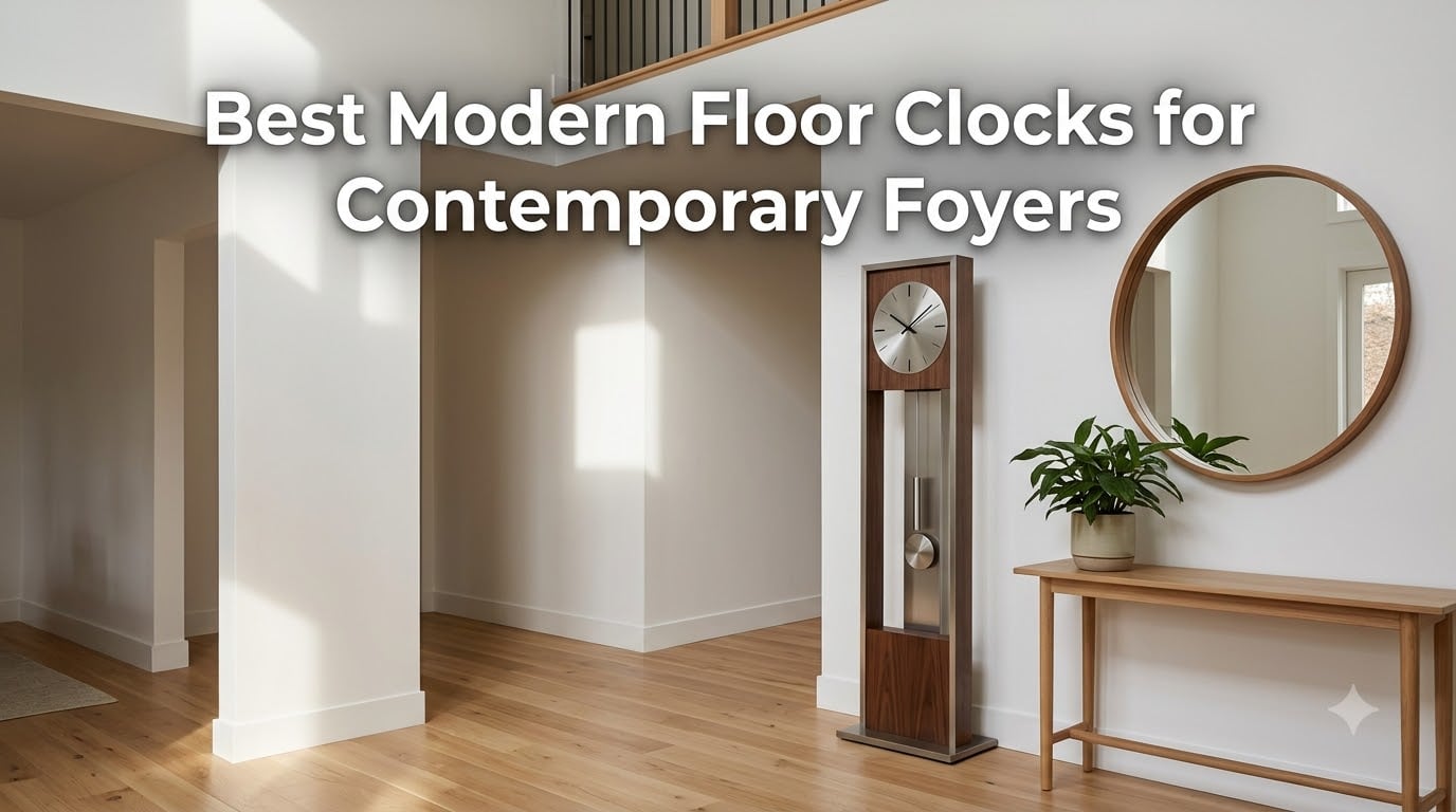 Best Modern Floor Clocks for Contemporary Foyers