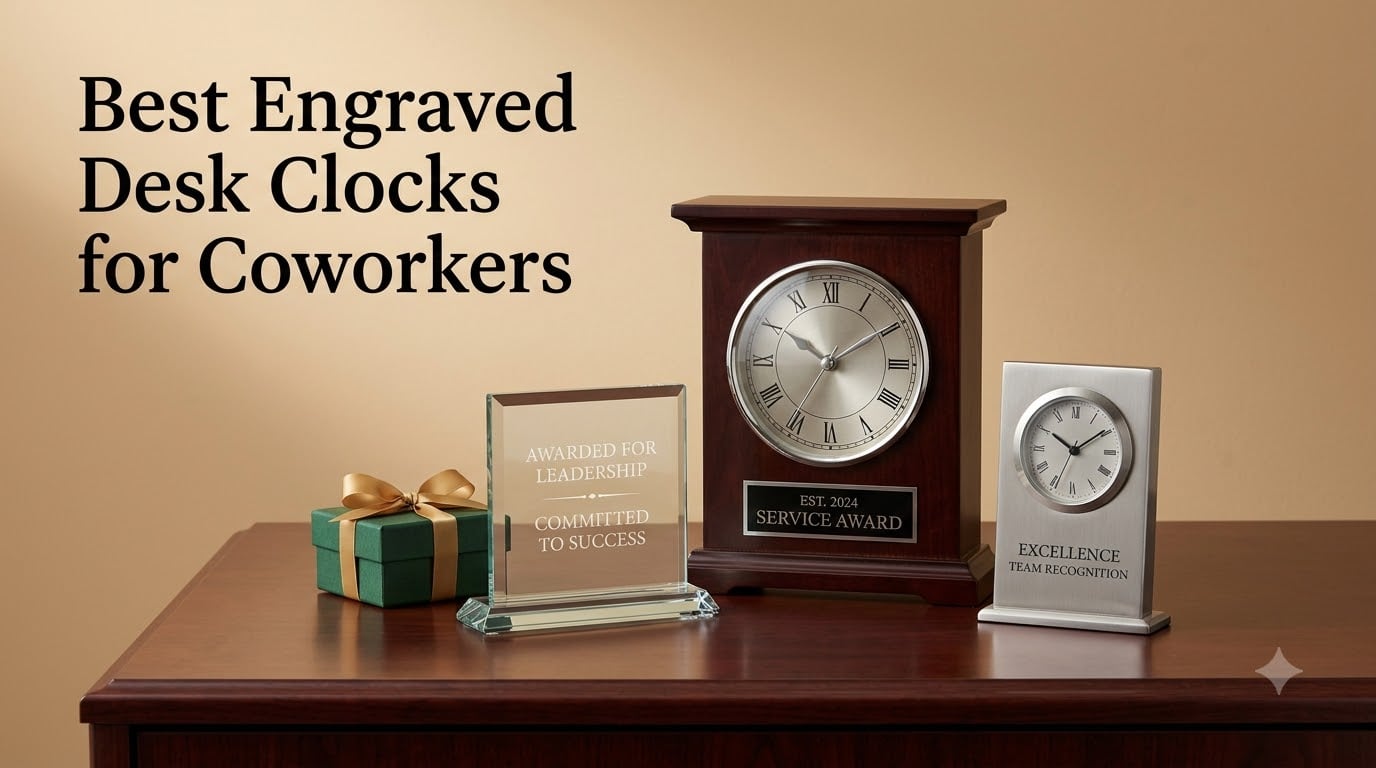 Best Engraved Desk Clocks for Coworkers