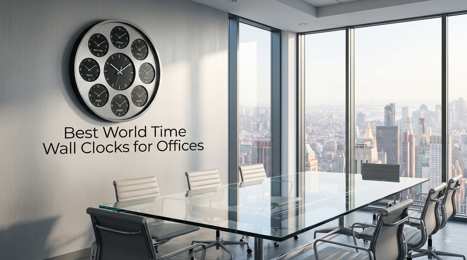Best World Time Wall Clocks for Offices