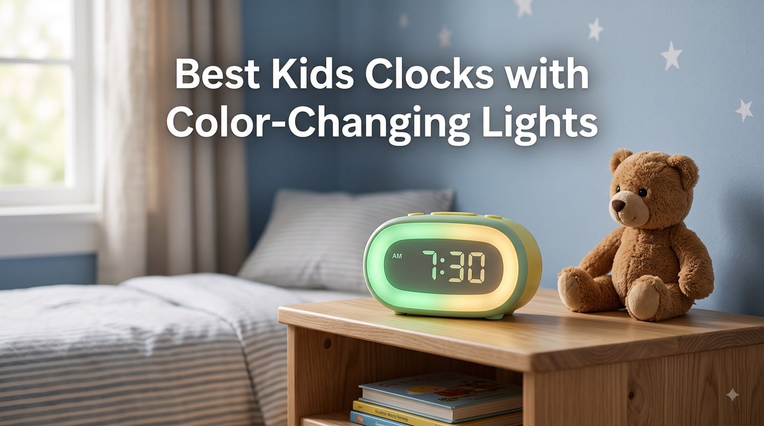 Best Kids Clocks with Color-Changing Lights