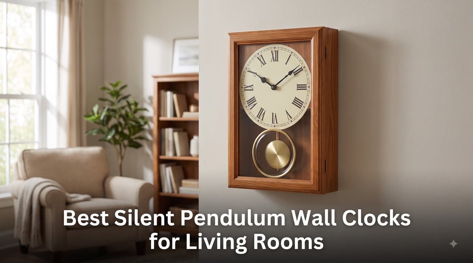 Best Silent Pendulum Wall Clocks for Living Rooms
