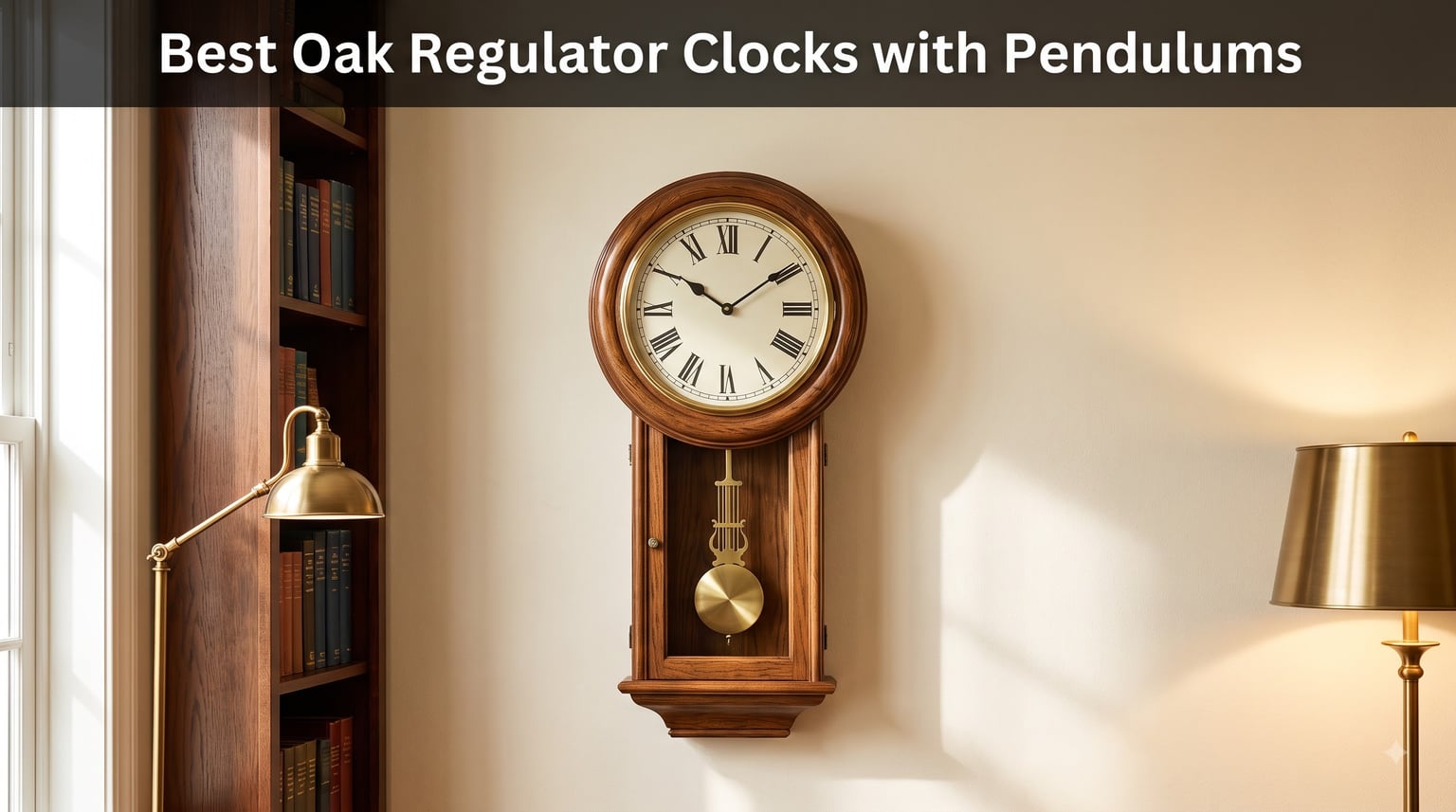 Best Oak Regulator Clocks with Pendulums