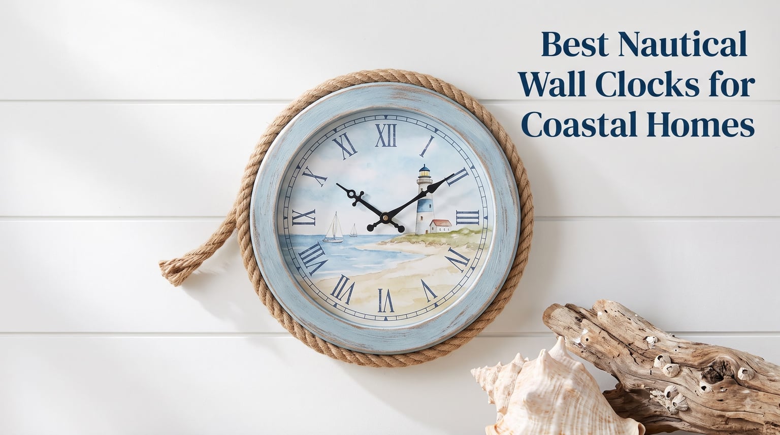 Best Nautical Wall Clocks for Coastal Homes
