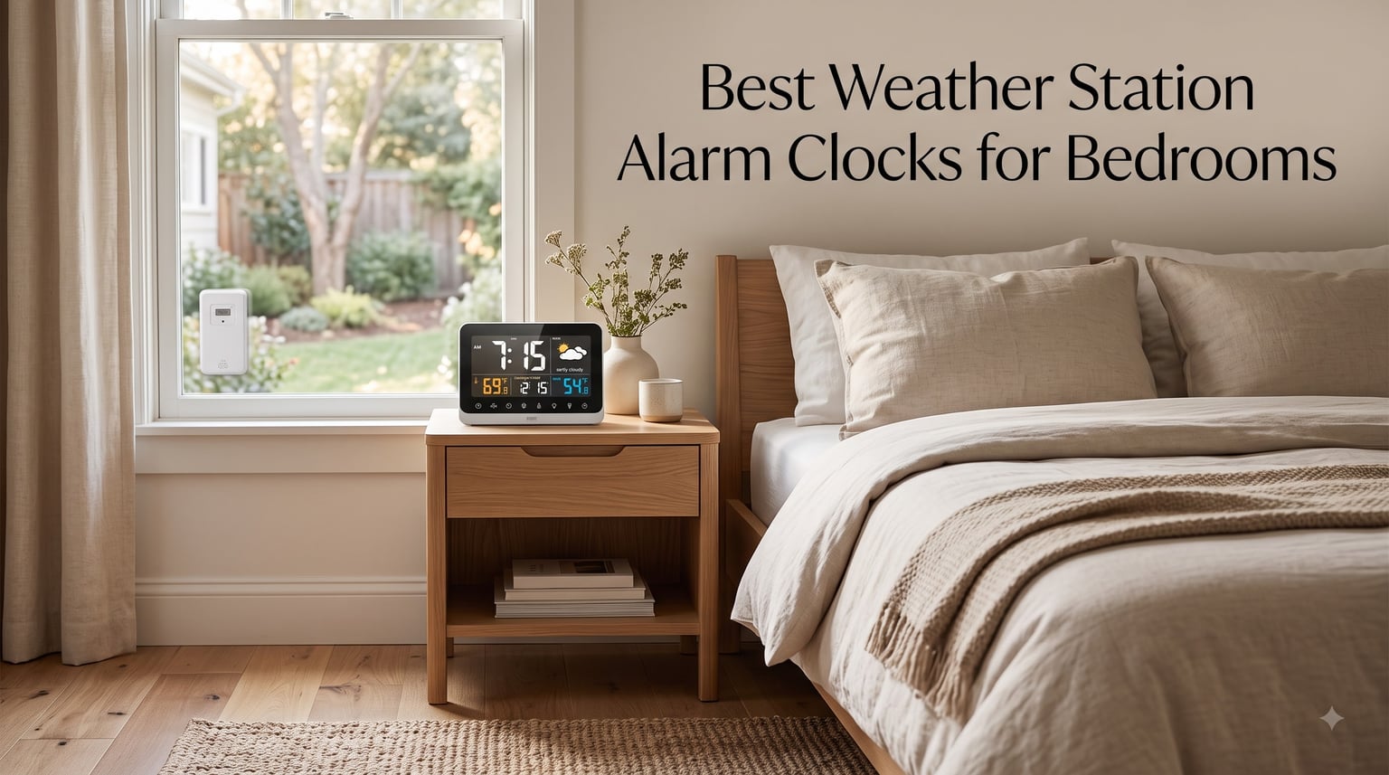 Best Weather Station Alarm Clocks for Bedrooms