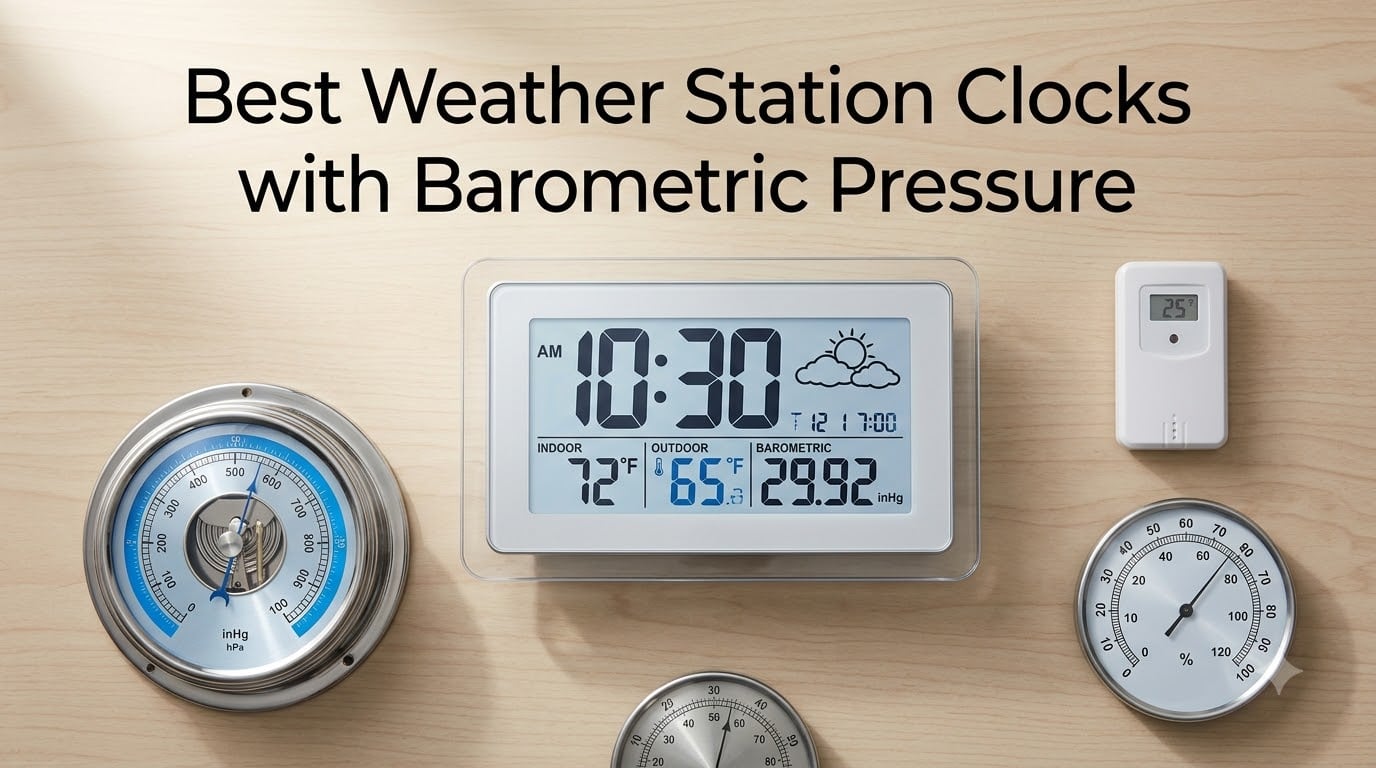Best Weather Station Clocks with Barometric Pressure