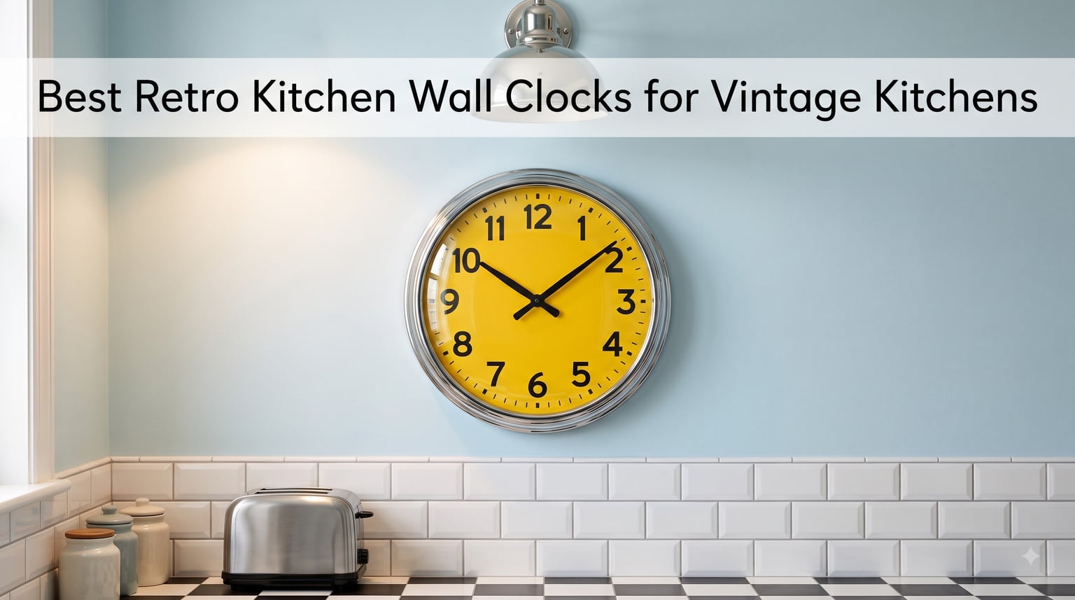 Best Retro Kitchen Wall Clocks for Vintage Kitchens