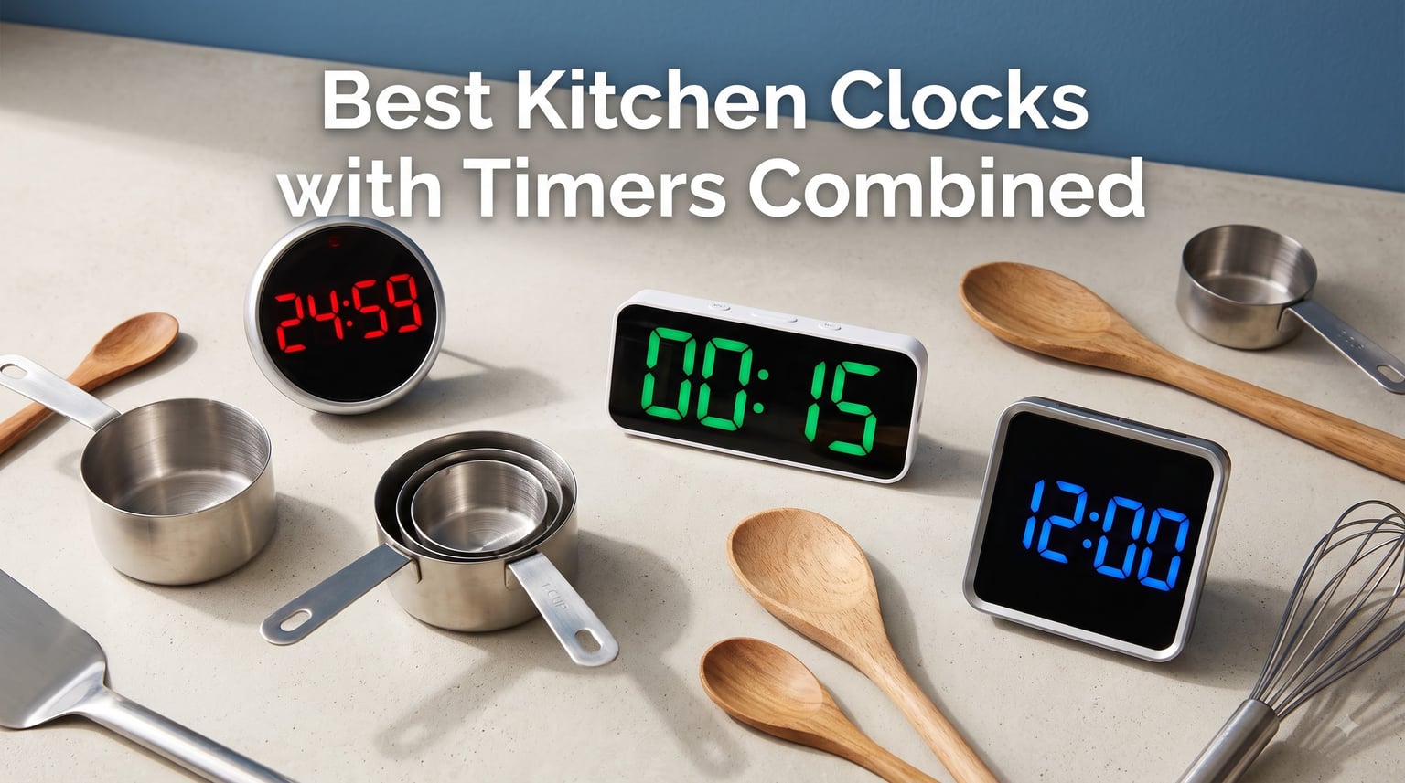 Best Kitchen Clocks with Timers Combined