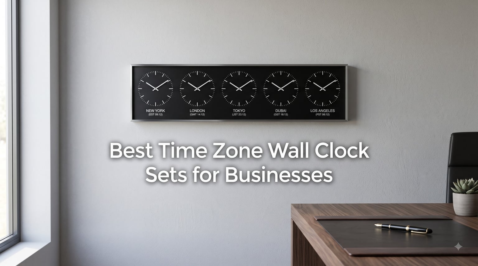 Best Time Zone Wall Clock Sets for Businesses