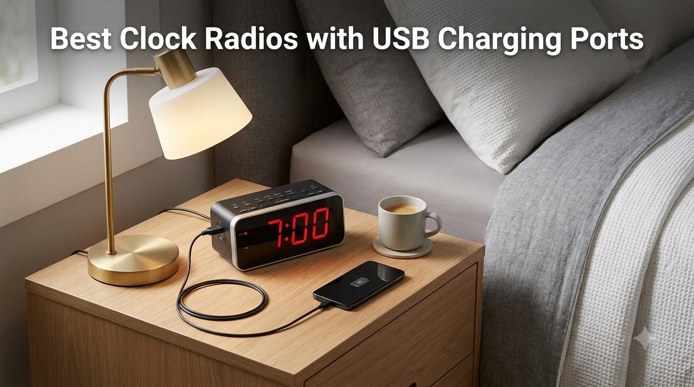 Best Clock Radios with USB Charging Ports