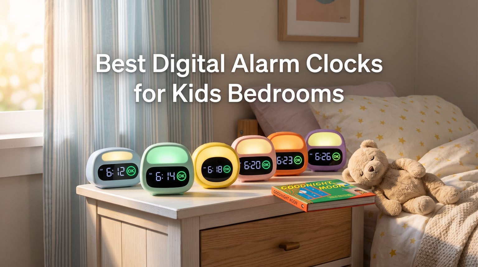 Best Digital Alarm Clocks for Kids Bedrooms