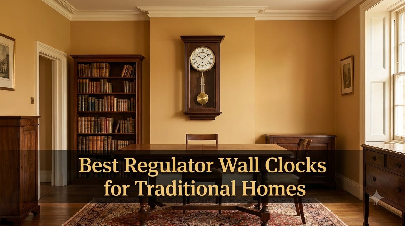 Best Regulator Wall Clocks for Traditional Homes