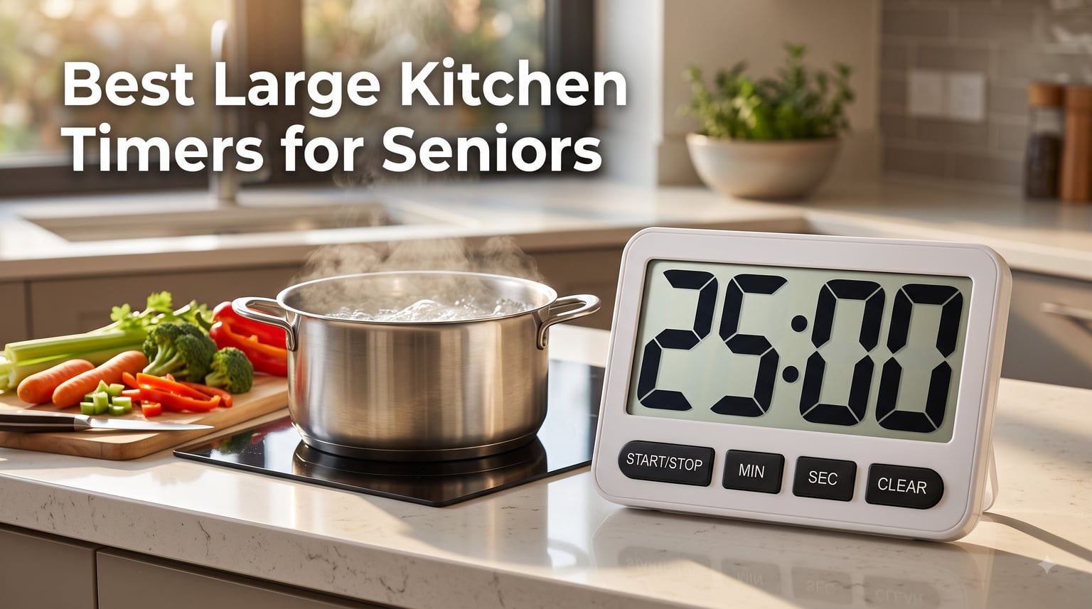 Best Large Kitchen Timers for Seniors