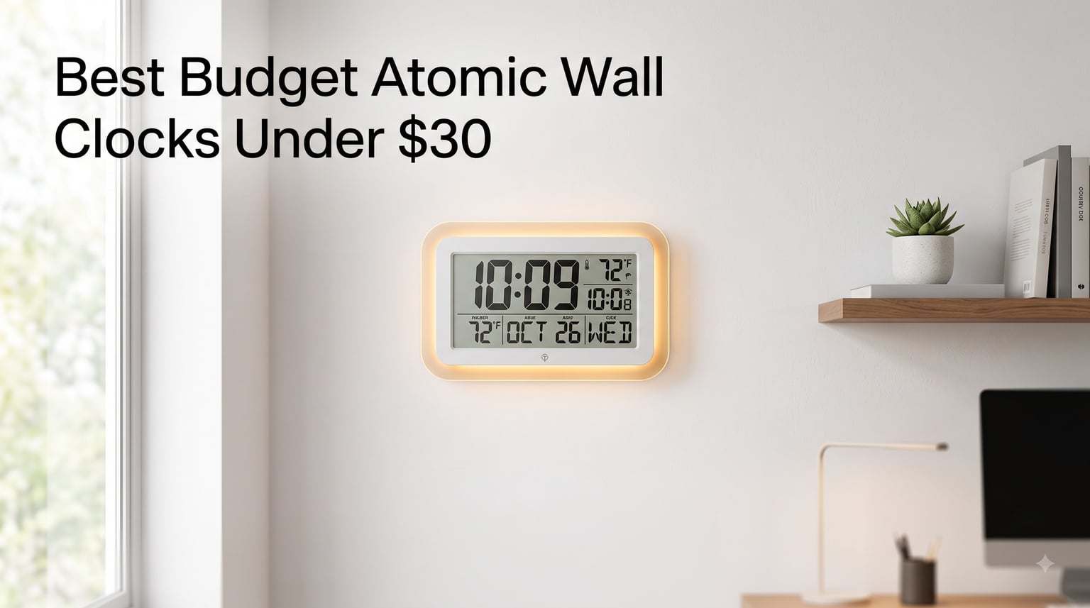 Best Budget Atomic Wall Clocks Under $30