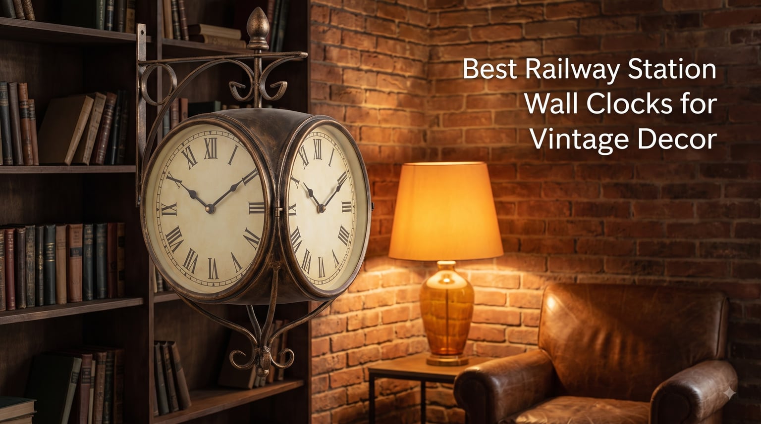 Best Railway Station Wall Clocks for Vintage Decor