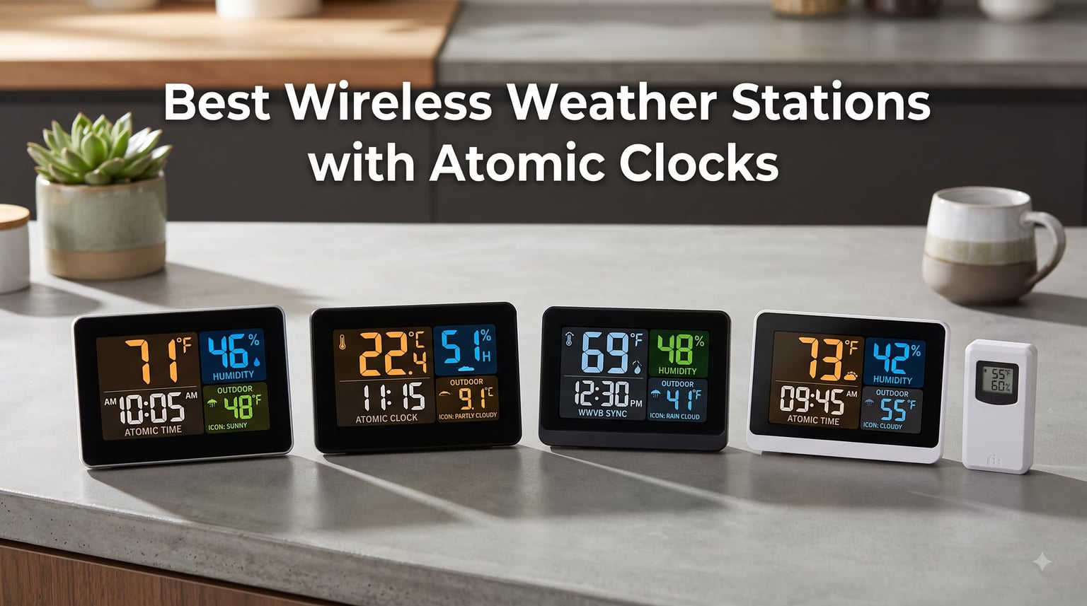 Best Wireless Weather Stations with Atomic Clocks