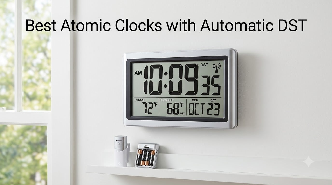 Best Atomic Clocks with Automatic DST