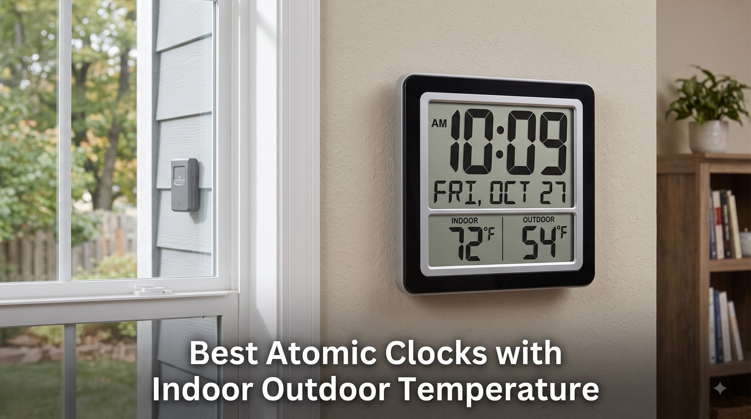 Best Atomic Clocks with Indoor Outdoor Temperature