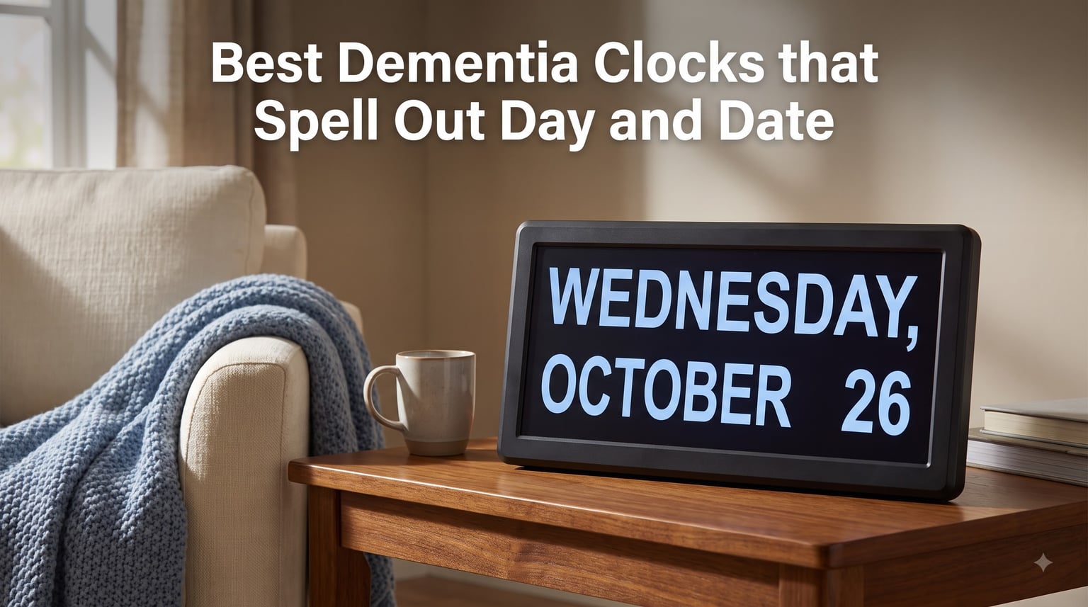 Best Dementia Clocks that Spell Out Day and Date