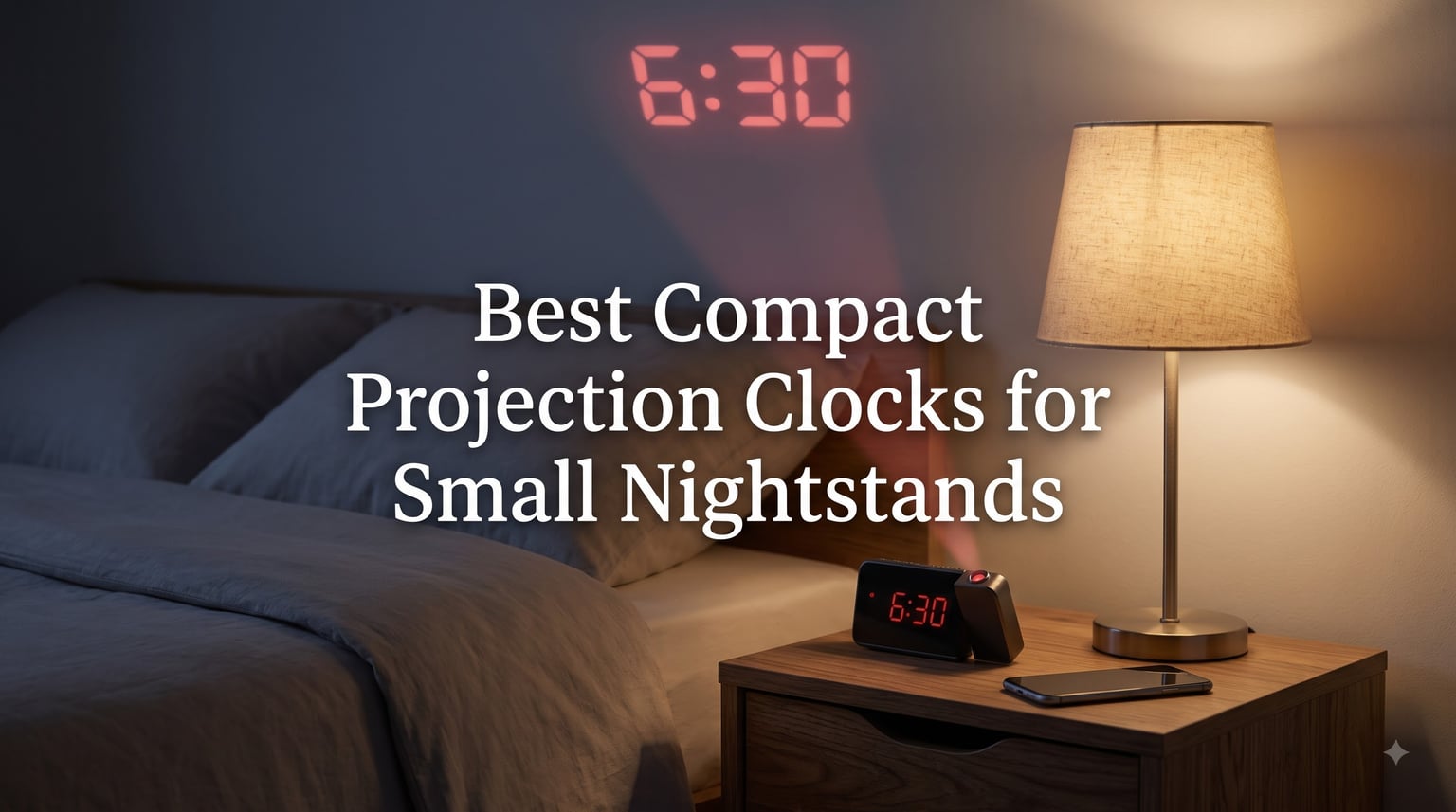 Best Compact Projection Clocks for Small Nightstands