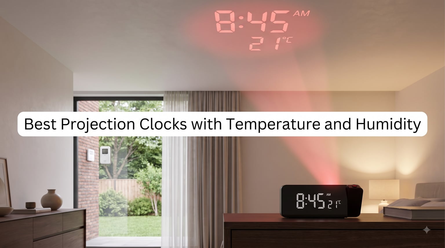Best Projection Clocks with Temperature and Humidity