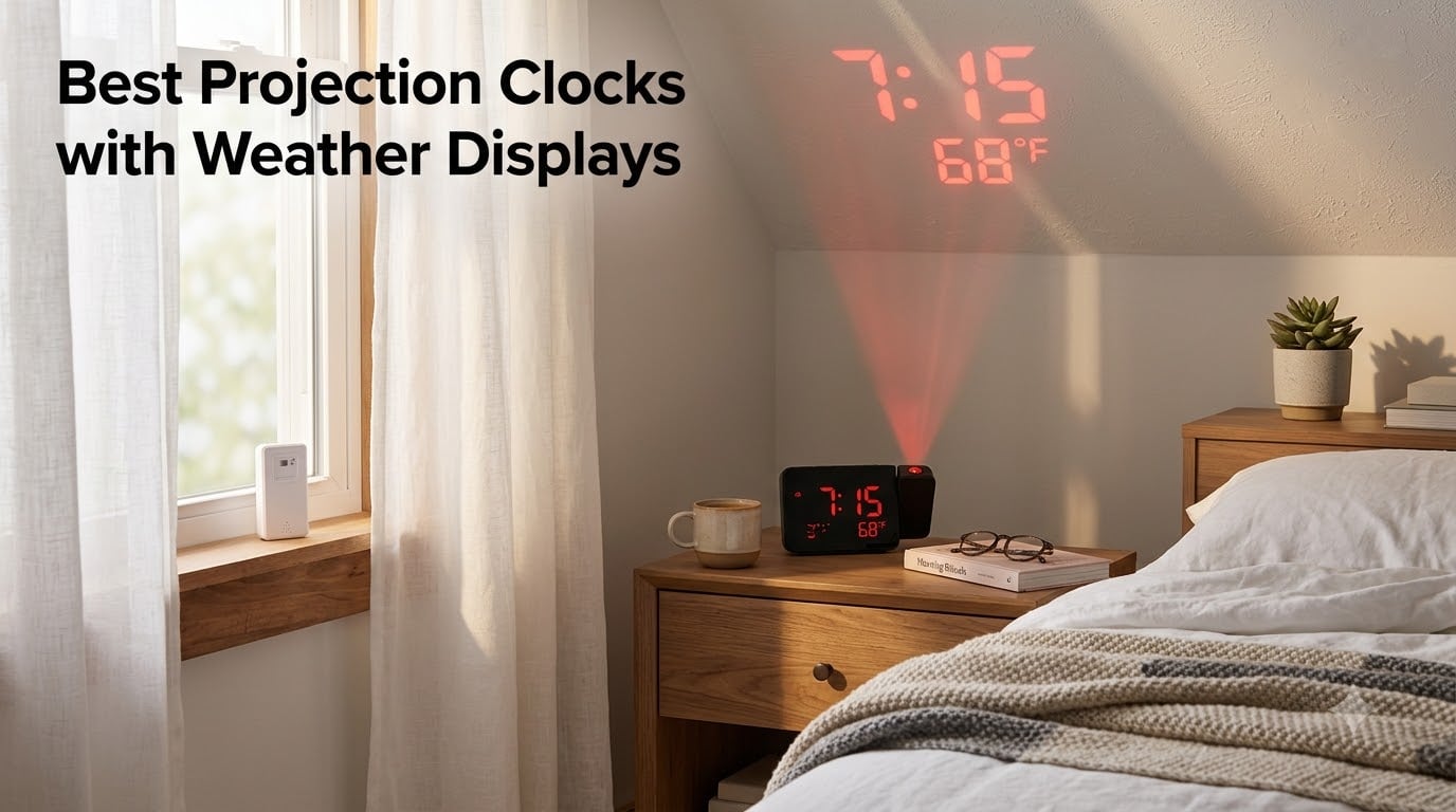 Best Projection Clocks with Weather Displays