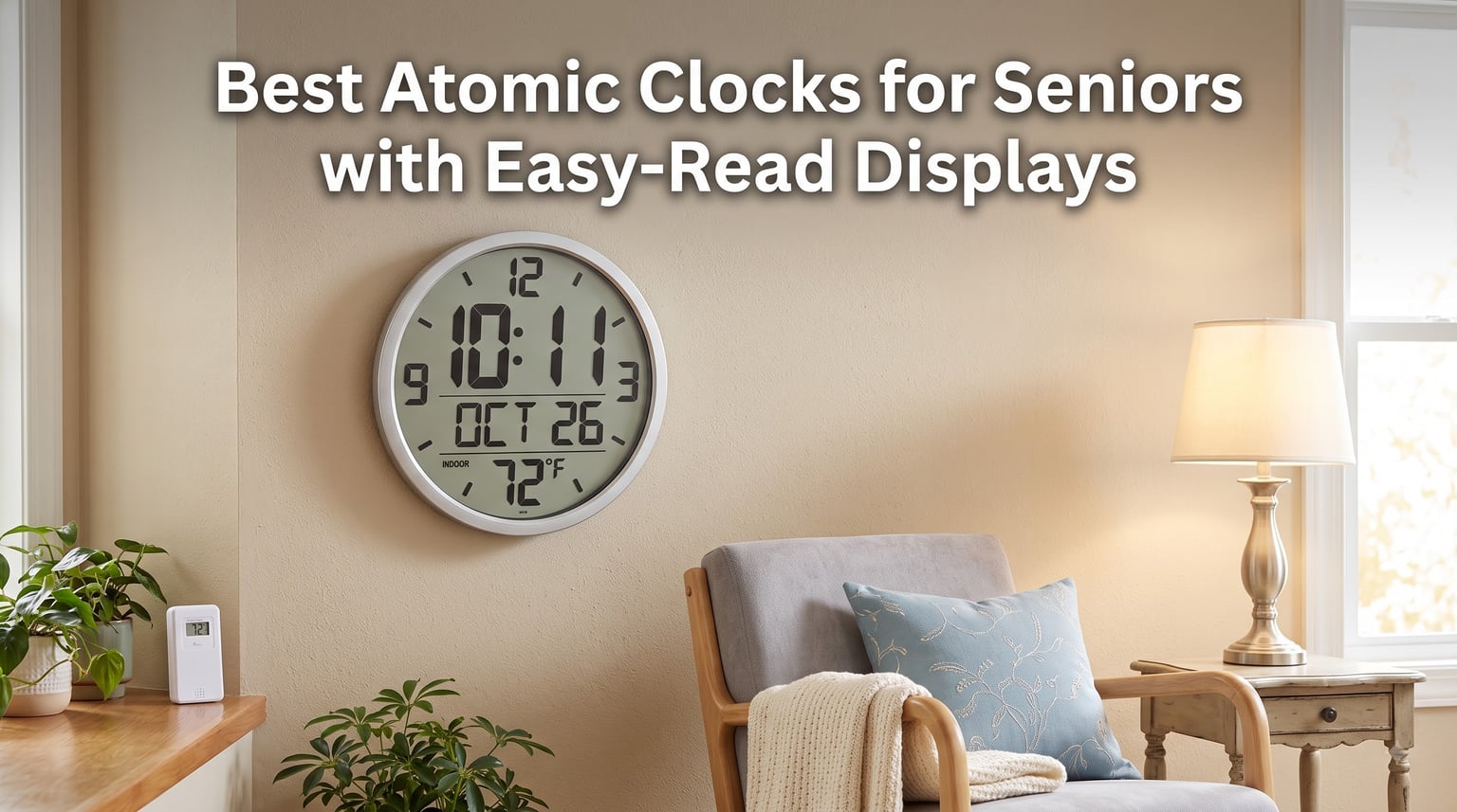 Best Atomic Clocks for Seniors with Easy-Read Displays
