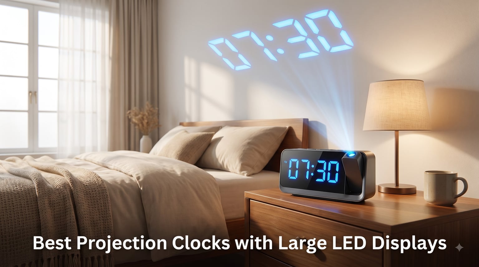 Best Projection Clocks with Large LED Displays