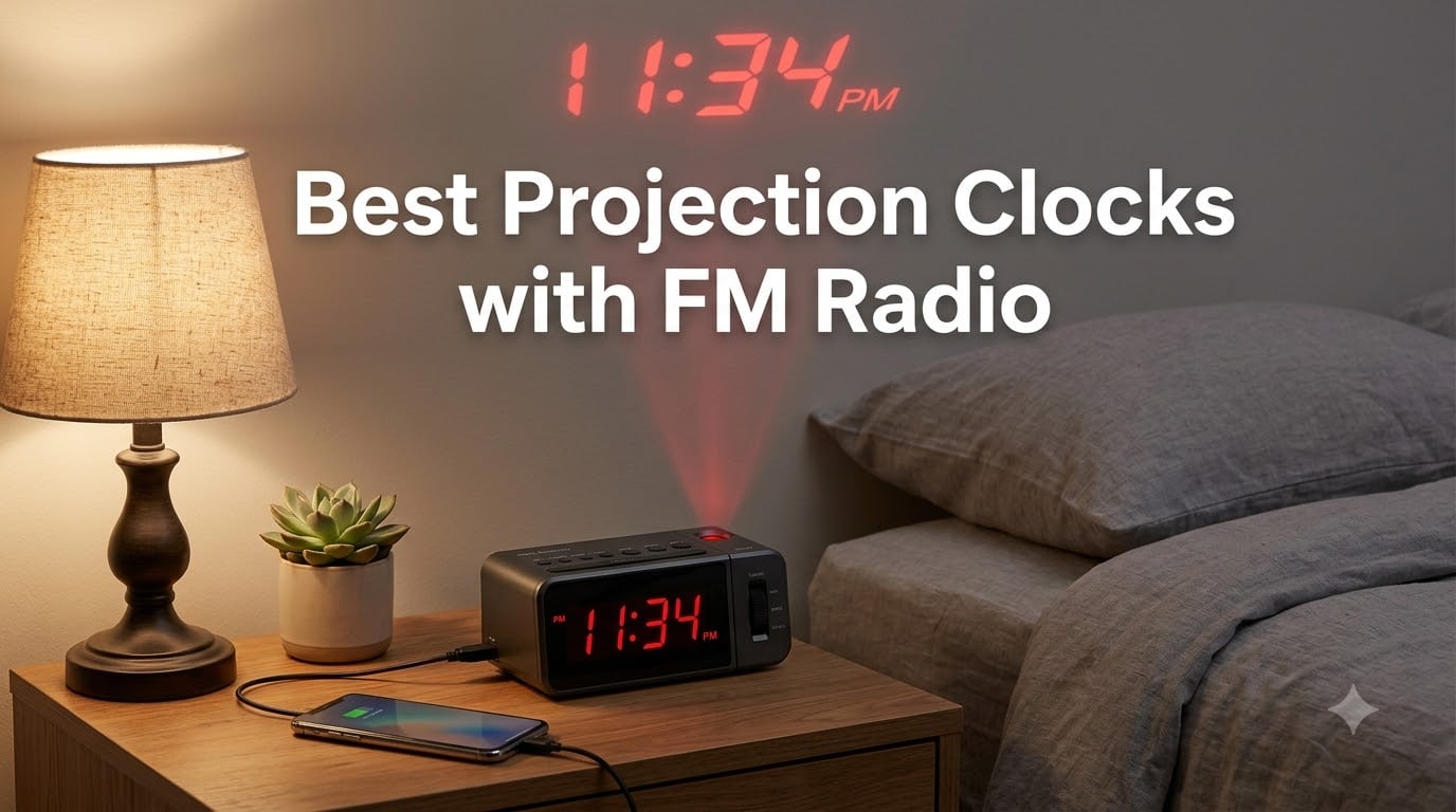 Best Projection Clocks with FM Radio