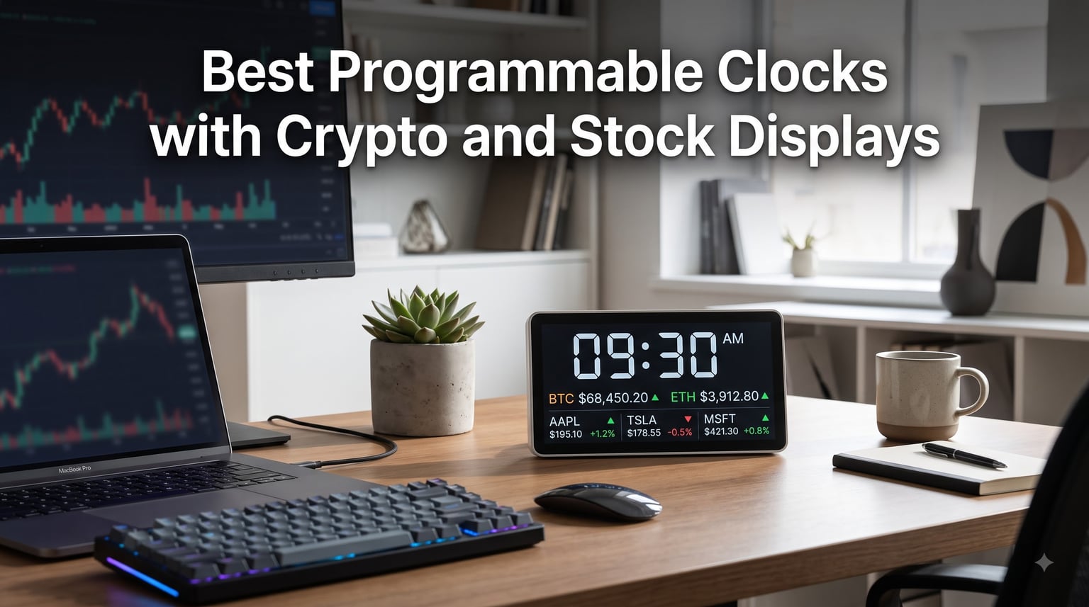 Best Programmable Clocks with Crypto and Stock Displays
