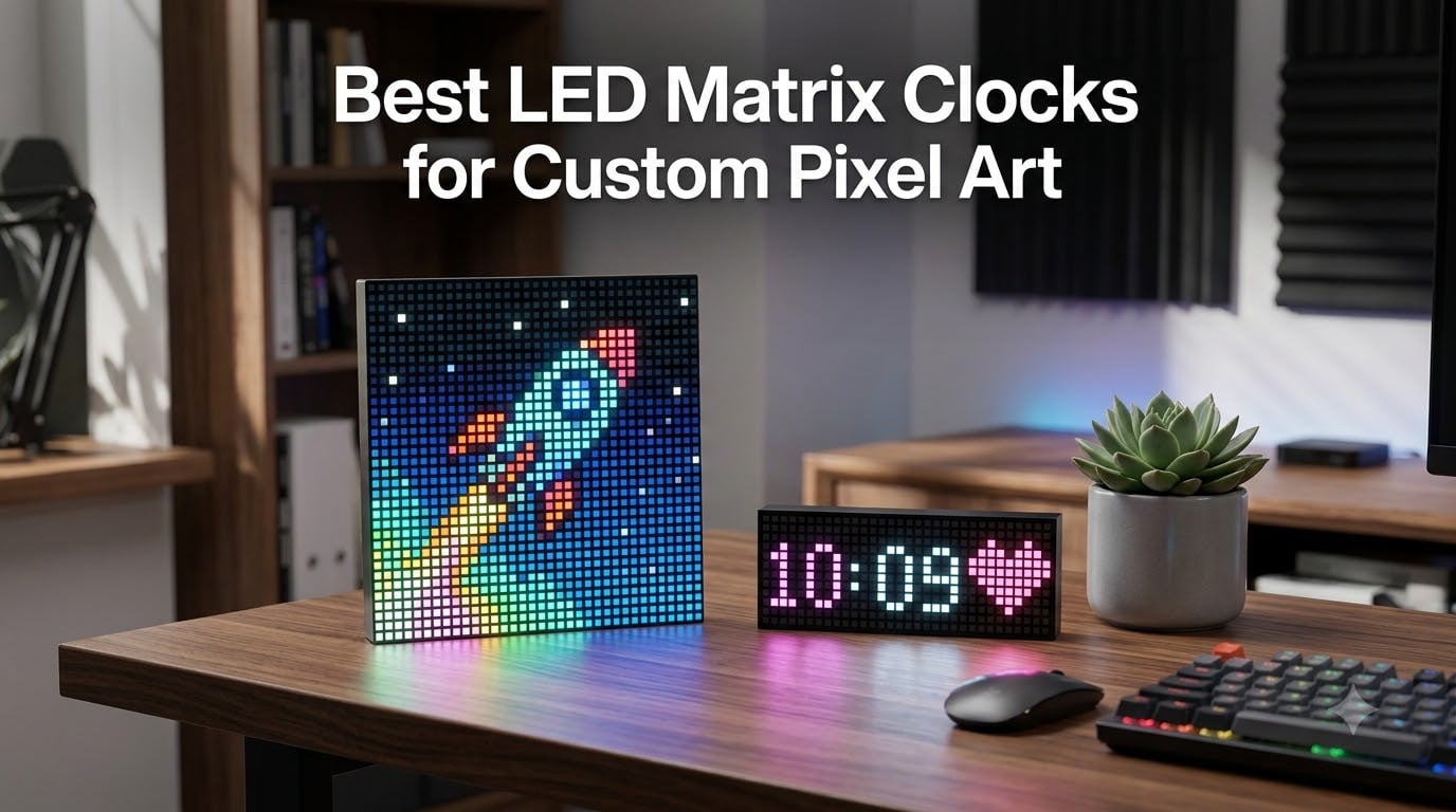 Best LED Matrix Clocks for Custom Pixel Art