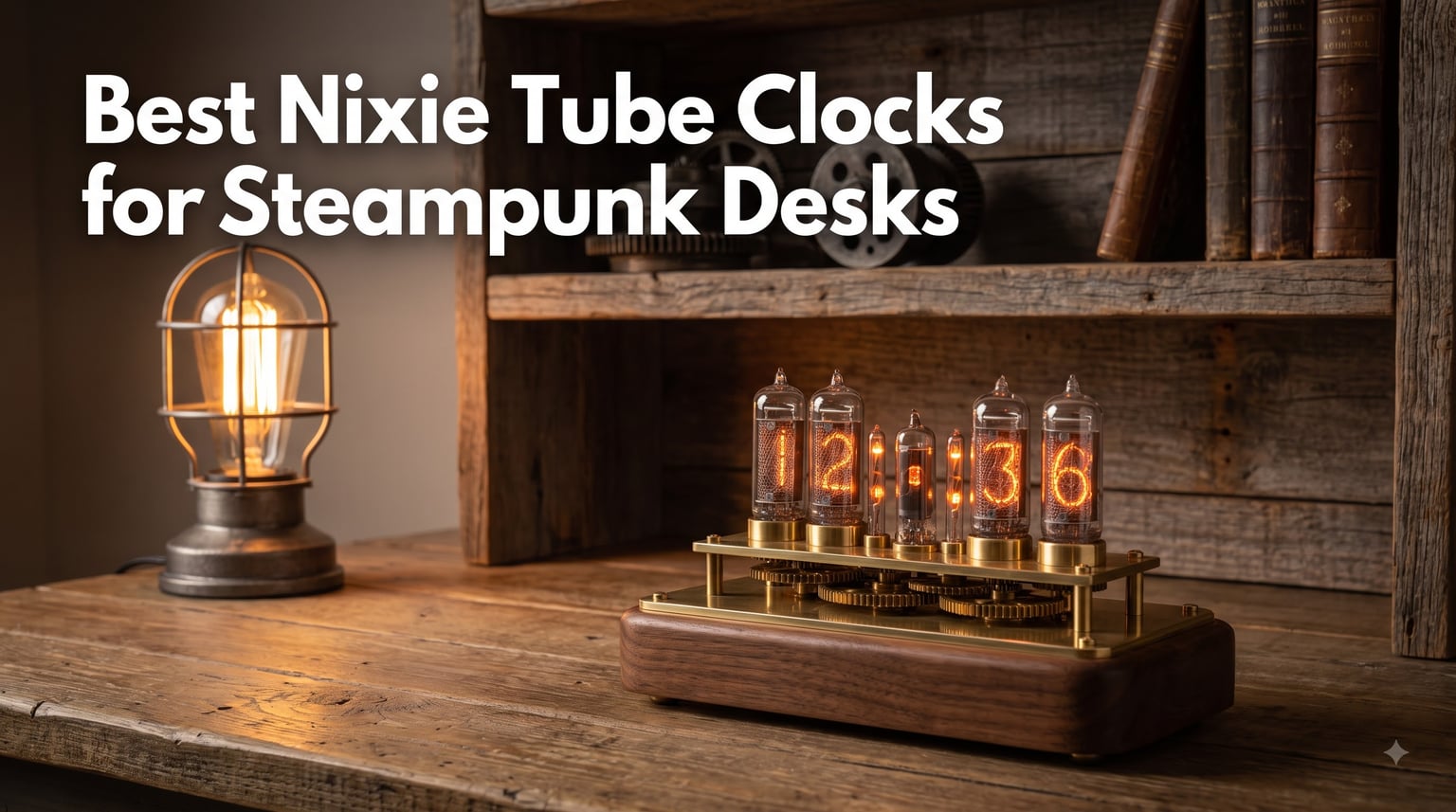 Best Nixie Tube Clocks for Steampunk Desks