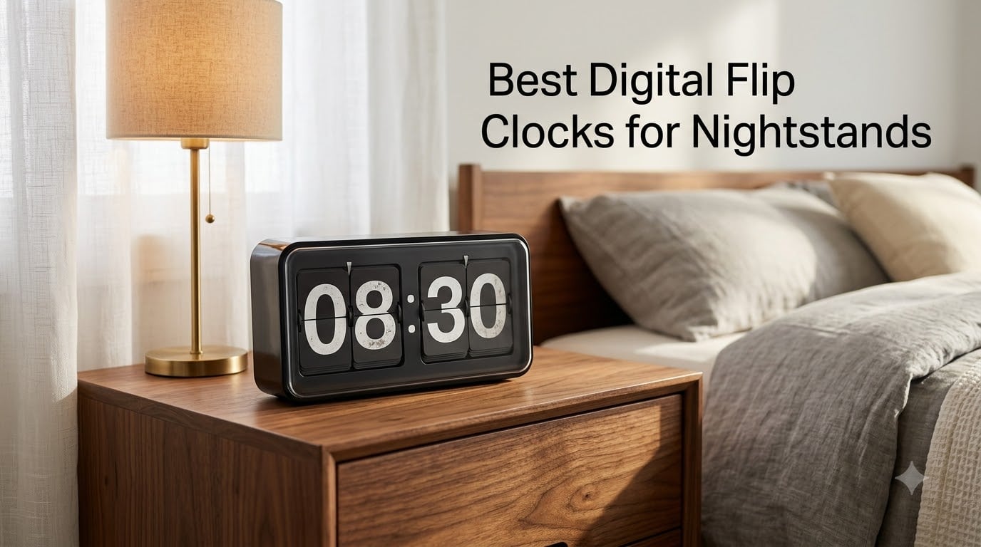 Best Digital Flip Clocks for Nightstands