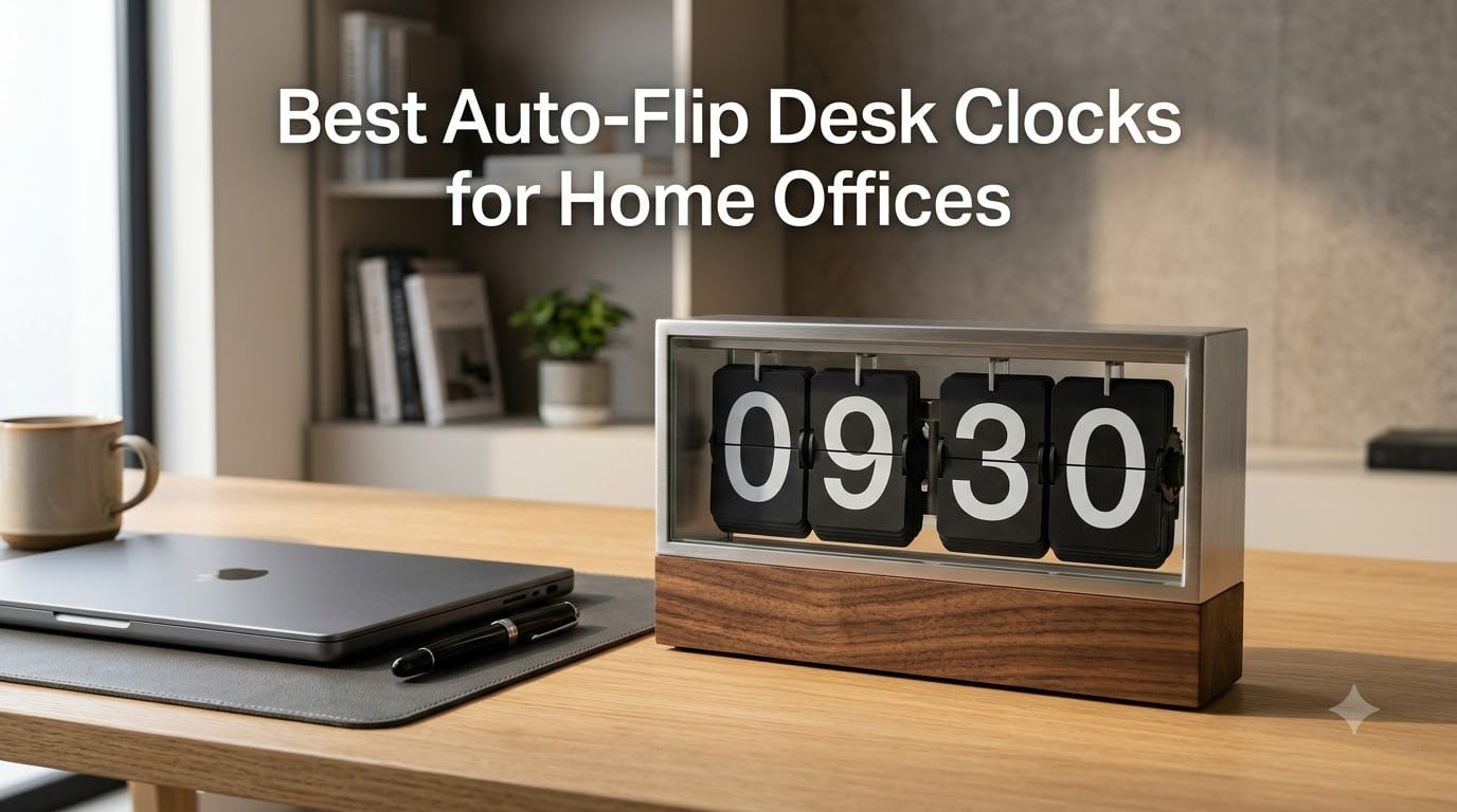 Best Auto-Flip Desk Clocks for Home Offices