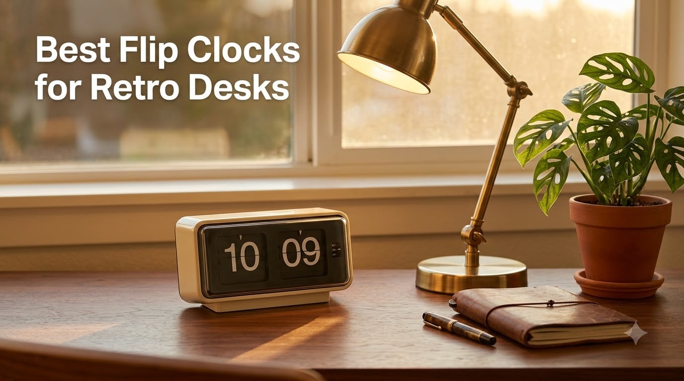 Best Flip Clocks for Retro Desks
