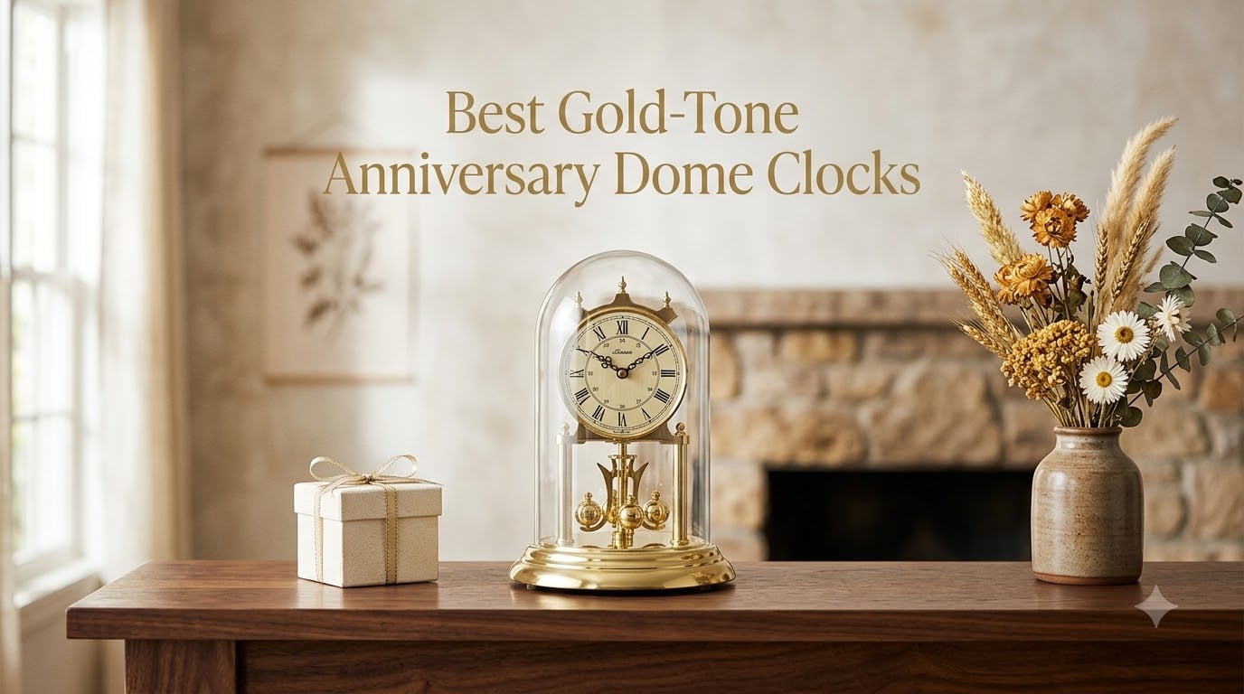 Best Gold-Tone Anniversary Dome Clocks