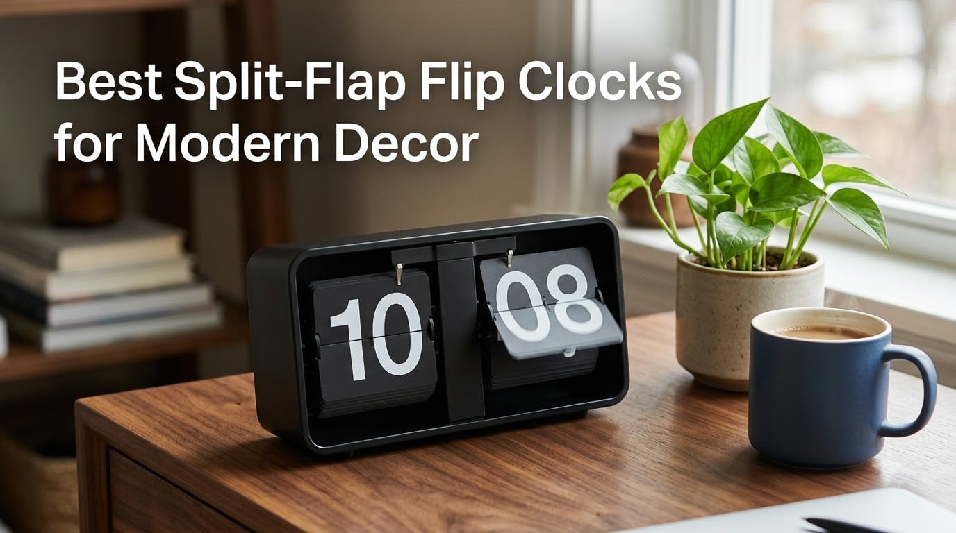 Best Split-Flap Flip Clocks for Modern Decor