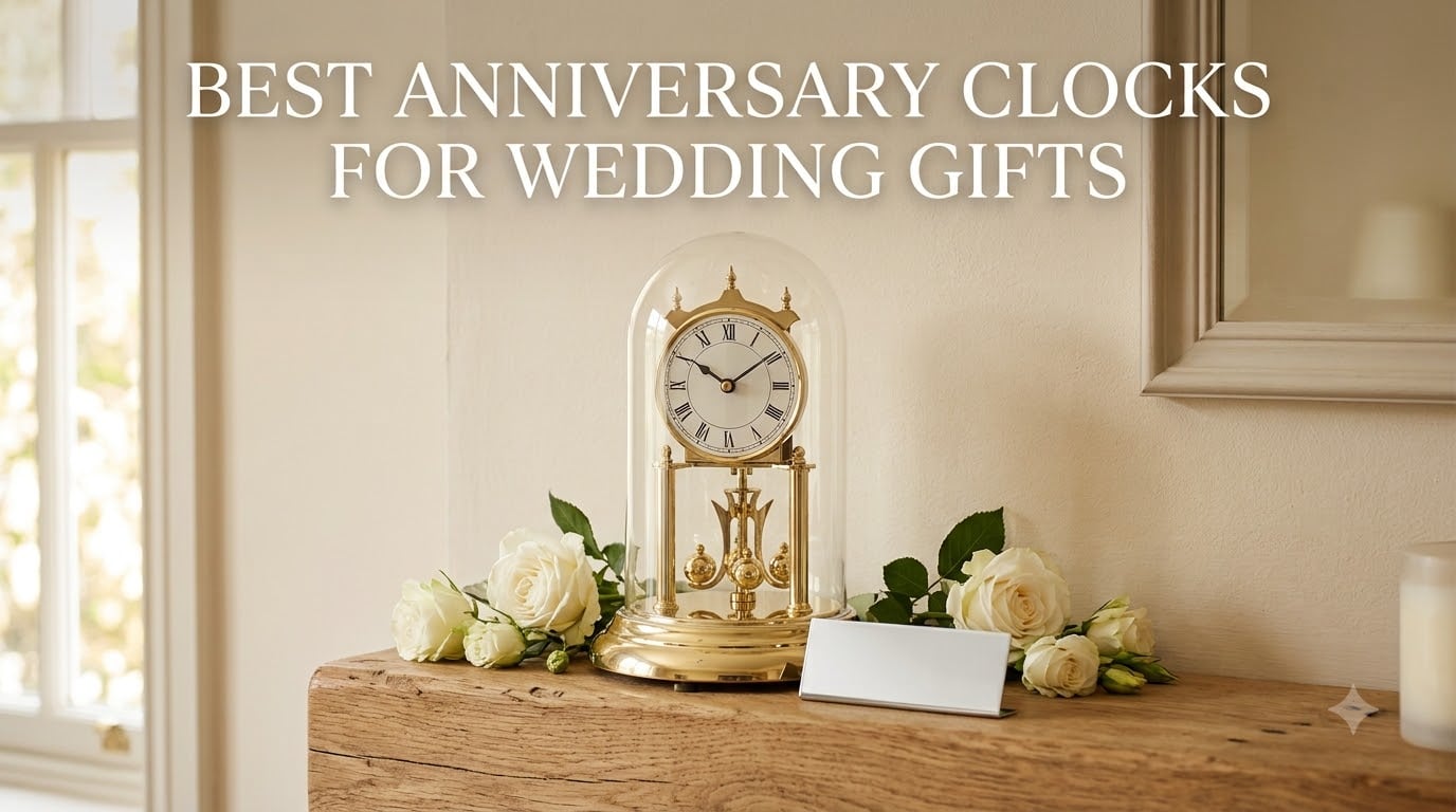 Best Anniversary Clocks for Wedding Gifts