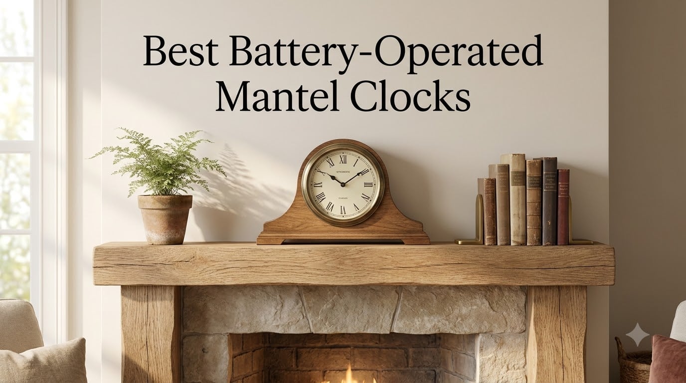 Best Battery-Operated Mantel Clocks